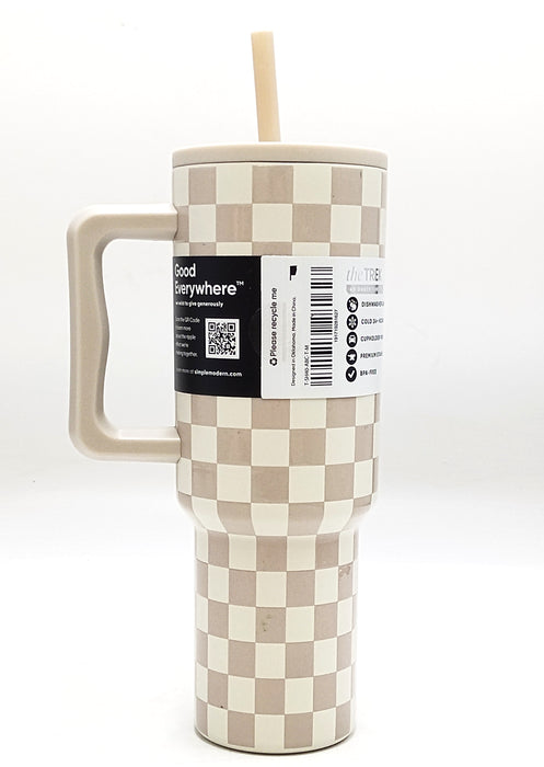 Simple Modern 40oz Trek Checkmate Straw Tumbler *SEE DETAILS*