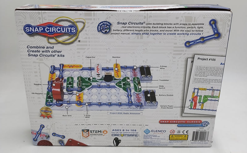 Snap Circuits 300-in-1 Science Kits: Educational Electrical Circuit Board Toy for 2nd Grade Engineering Skills