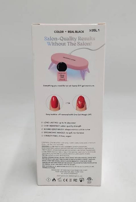 Dashing Diva One Gel Color Starter Kit - Real Black - 3-In-1