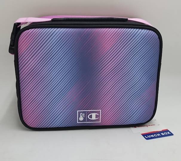 Champion Center Lunch Kit with Tray - Blue/Pink