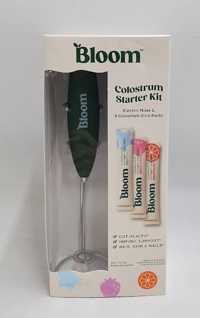 BLOOM NUTRITION Colostrum & Collagen Peptides Mixer Bundle EXP 02/2027