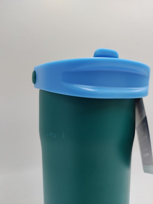 Zak Designs 20 fl oz Stainless Steel Sutton Grip Tumbler- Green READ DESCRIPTION