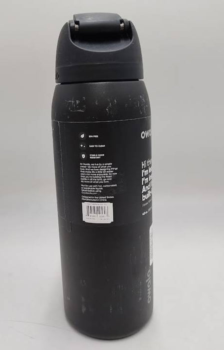 Owala 40oz FreeSip Stainless Steel Water Bottle - Very Dark - READ DESCRIPTION