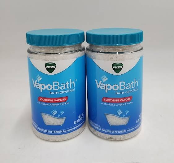 2 PACK!! Vicks VapoBath Vapor Crystals