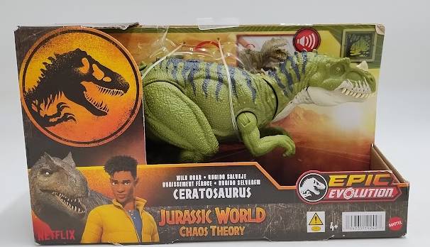 Jurassic World Wild Roar Ceratosaurus Action Figure.SEE DETAILS.