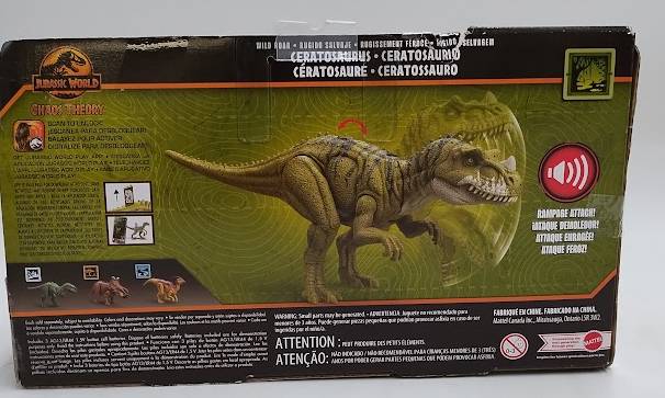 Jurassic World Wild Roar Ceratosaurus Action Figure.SEE DETAILS.