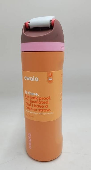 Owala FreeSip 24oz Stainless Steel Water Bottle - Tangy Tango READ DESCRIPTION