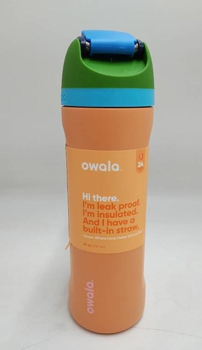 Owala FreeSip 24oz Stainless Steel Water Bottle - Tangy Tango READ DESCRIPTION