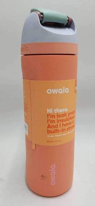 Owala FreeSip 24oz Stainless Steel Water Bottle - Tangy Tango READ DESCRIPTION