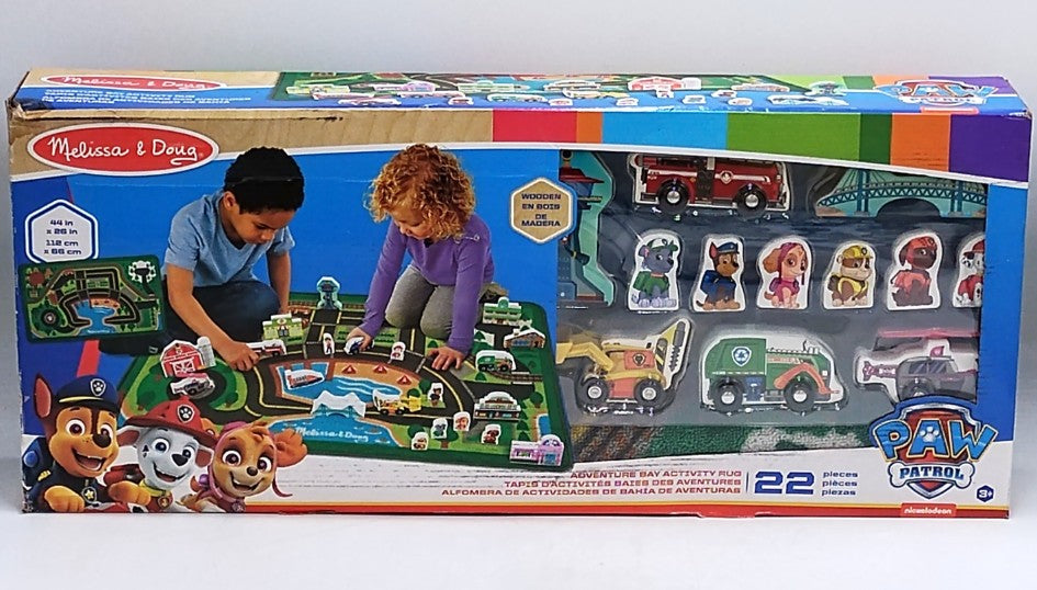 Melissa & Doug PAW Patrol Activity Rug - Adventure Bay - 22pc: *See Details* (LOCAL PICKUP ONLY)