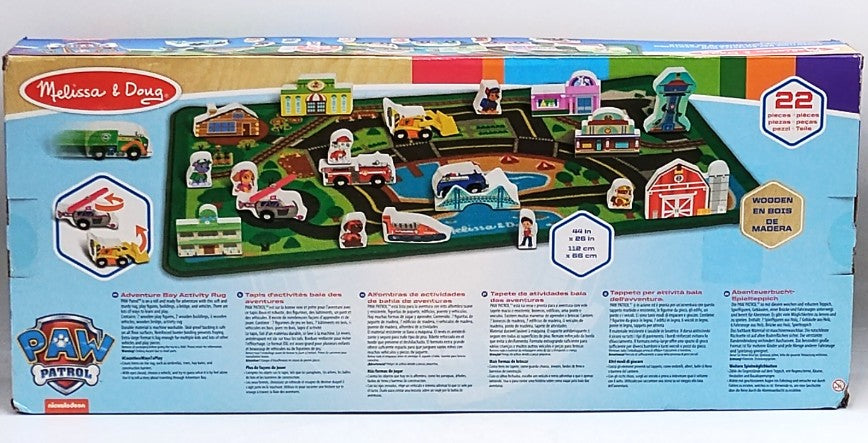 Melissa & Doug PAW Patrol Activity Rug - Adventure Bay - 22pc: *See Details* (LOCAL PICKUP ONLY)
