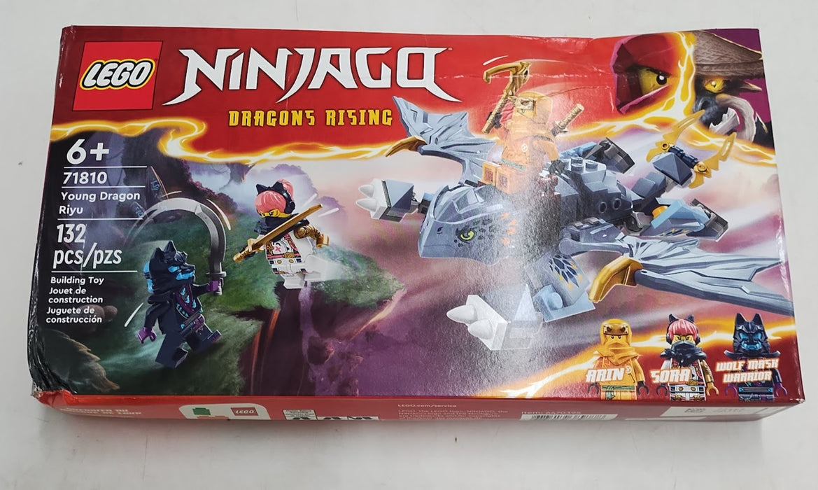 LEGO NINJAGO Young Dragon Riyu Ninja Toy Set 71810 SEE DETAILS
