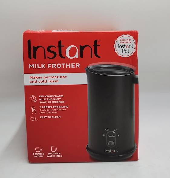 Instant 4-in-1 Milk Frother + Steamer - Black SEE DETAILS