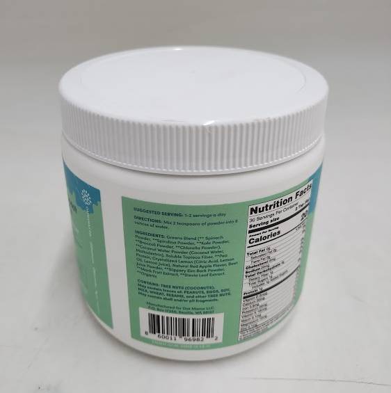 Oat Mama Greens Superfoods Booster Scoopable Jar - Fuji Apple EXP 08/05/2026