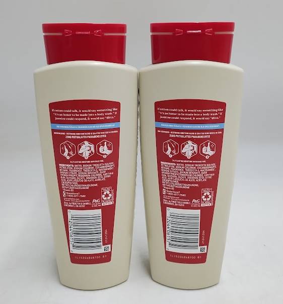 2 PACK!!! Old Spice Body Wash for Men - Shore - Clean Cotton & Jasmine Scented