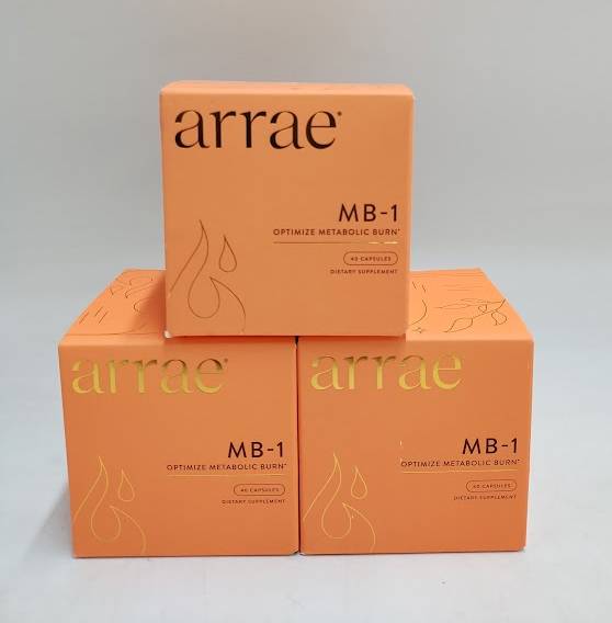 3 PACK !! Arrae MB-1 Dietary Supplement Capsules EXP 08/04/2027+