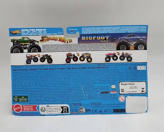 Hot Wheels Monster Trucks 1:64 Diecast SNAKEBITE VS BIGFOOT - SEE DETAILS