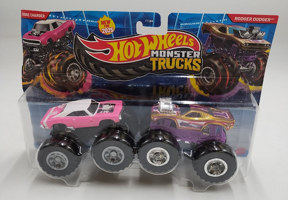 Hot Wheels Monster Trucks 1:64 Diecast DODGE CHARGER/ RODGER DODGER SEE DETAILS