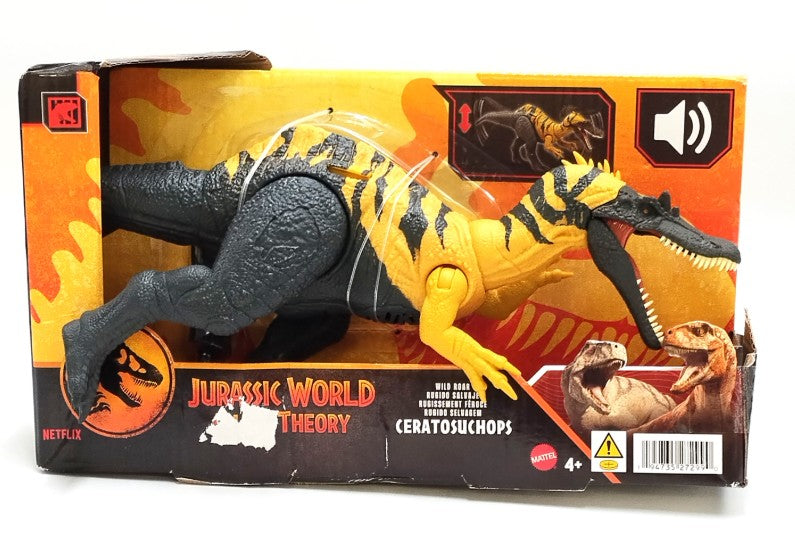 Jurassic World Chaos Theory: Wild Roar Ceratosuchops Figure *See Details*