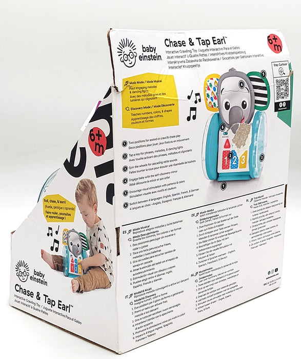 Baby Einstein Chase & Tap Earl Interactive Crawling Toy *SEE DETAILS*