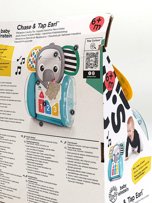 Baby Einstein Chase & Tap Earl Interactive Crawling Toy *SEE DETAILS*