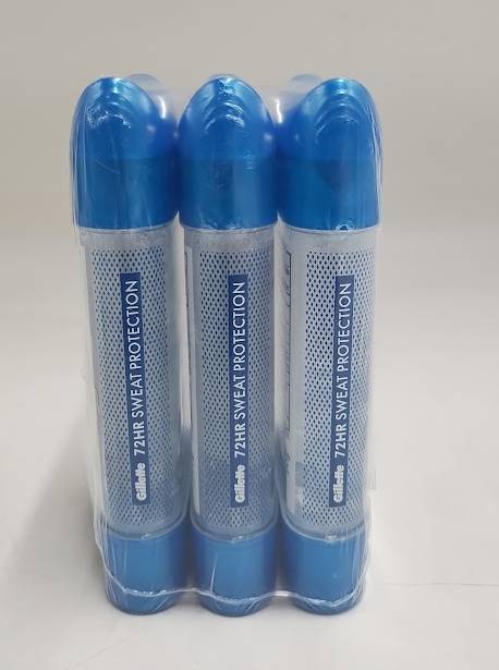 3 PACK!! Gillette Clear Gel Antiperspirant & Deodorant Mountain Air