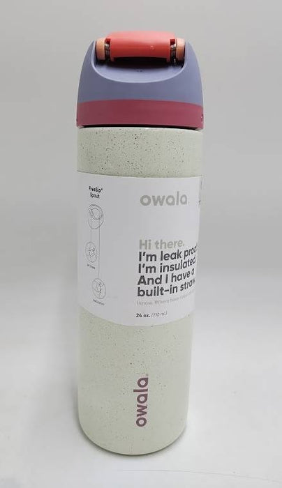 Owala 24oz FreeSip Stainless Steel Water Bottle - Confetti READ DESCRIPTION