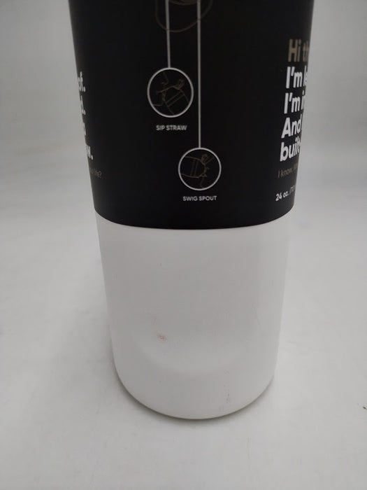 Owala FreeSip 24oz Stainless Steel Water Bottle - Sleek READ DESCRIPTION