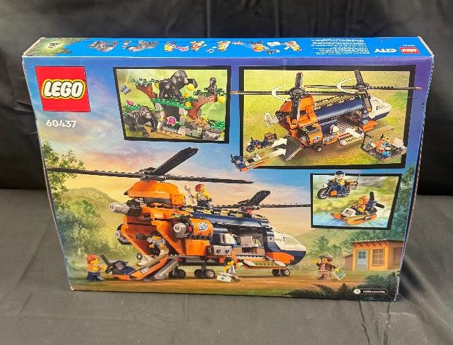 LEGO City Jungle Explorer Helicopter at Base Camp Building Toy 60437 SEE DETAILS