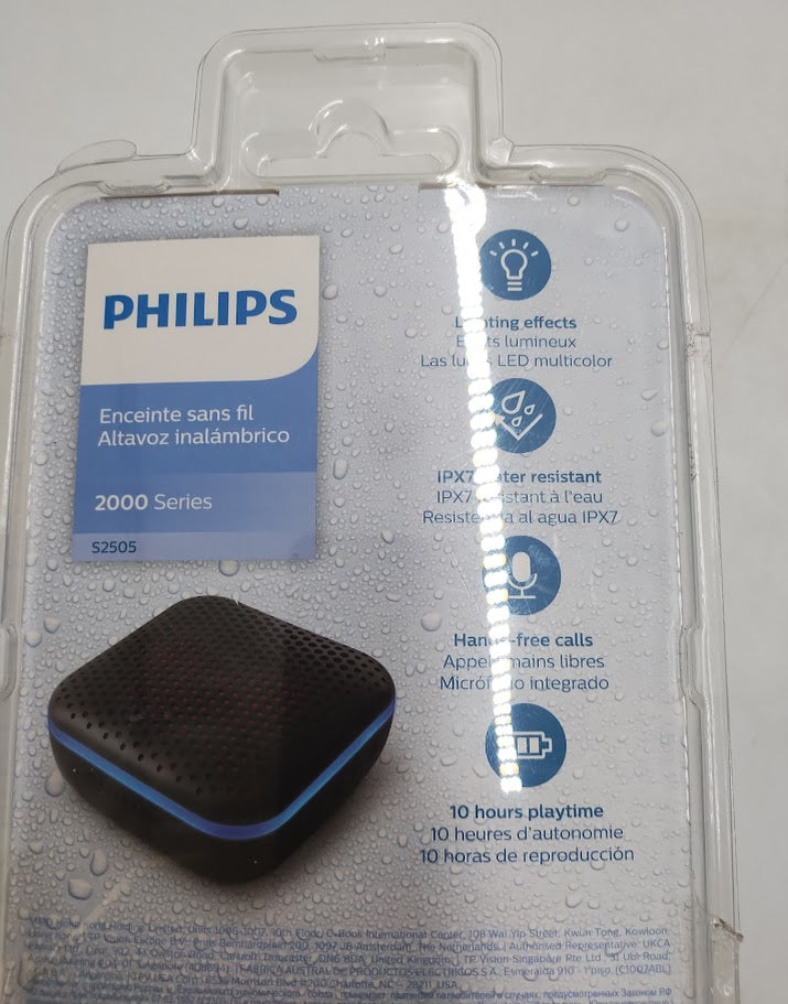 PHILIPS Waterproof Bluetooth Speaker SEE DETAILS