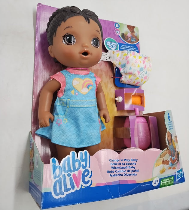 Baby Alive Change 'n Play Baby Doll - Black Hair SEE DETAILS