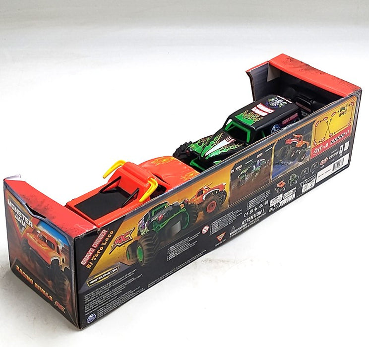 Monster Jam Official: Grave Digger vs El Toro Loco Racing Rivals Monster Trucks