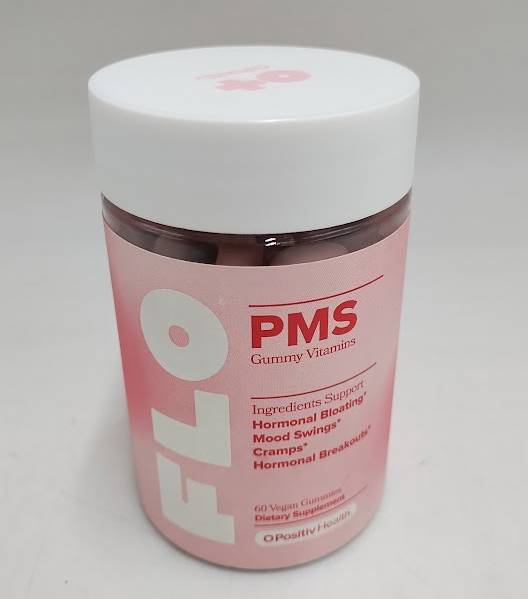 O Positiv FLO PMS Vegan Gummy Vitamins for Women EXP 06/2026
