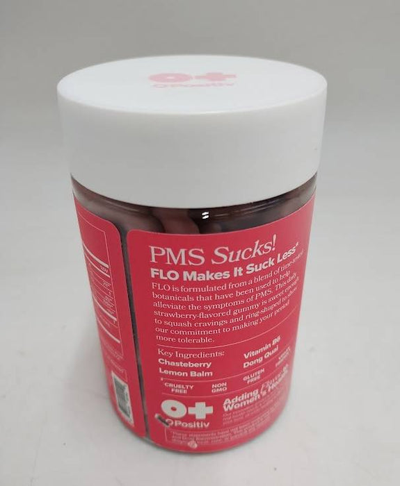 O Positiv FLO PMS Vegan Gummy Vitamins for Women EXP 06/2026