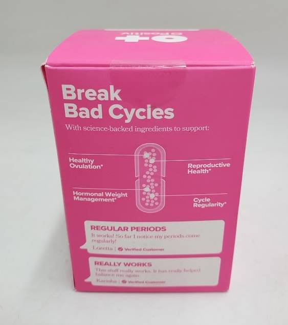 O Positiv FLO Ovarian Support Vegan Capsules - 90ct EXP 06/29/2026