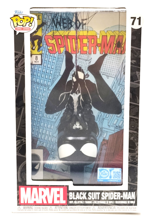 Funko POP! Comic Cover: Web of Spider-Man Figure (#71) Black Suit *SEE PHOTOS*