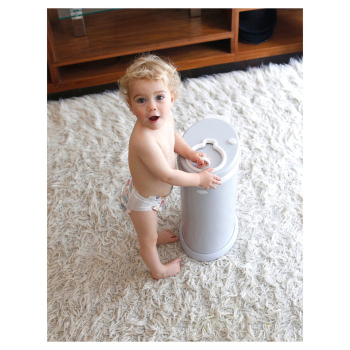 Ubbi Steel Diaper Pail - Grey (LOCAL PICKUP ONLY)