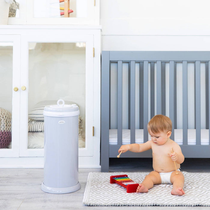 Ubbi Steel Diaper Pail - Grey (LOCAL PICKUP ONLY)