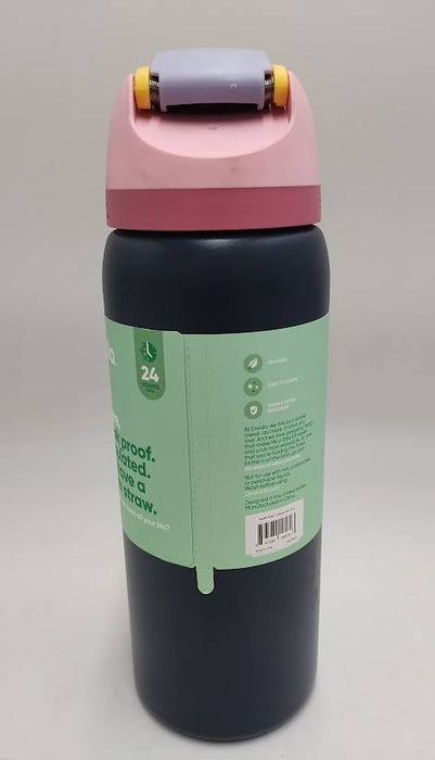 Owala 32oz FreeSip Stainless Steel Water Bottle - Navy Nights READ DESCRIPTION