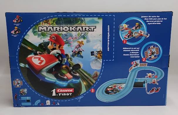 Carrera First Mario Kart Racing Set - featuring Mario and Peach.SEE DETAILS.