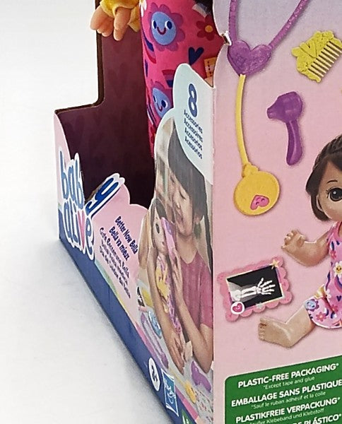 Baby Alive Better Now Bella - Long Black Hair/Brown Eyes *SEE DETAILS*