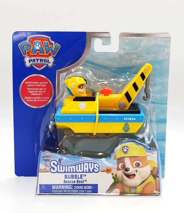 PAW Patrol Rescue Boats Rubble Splash Toys: Pool Games for Kids, Ages 3+