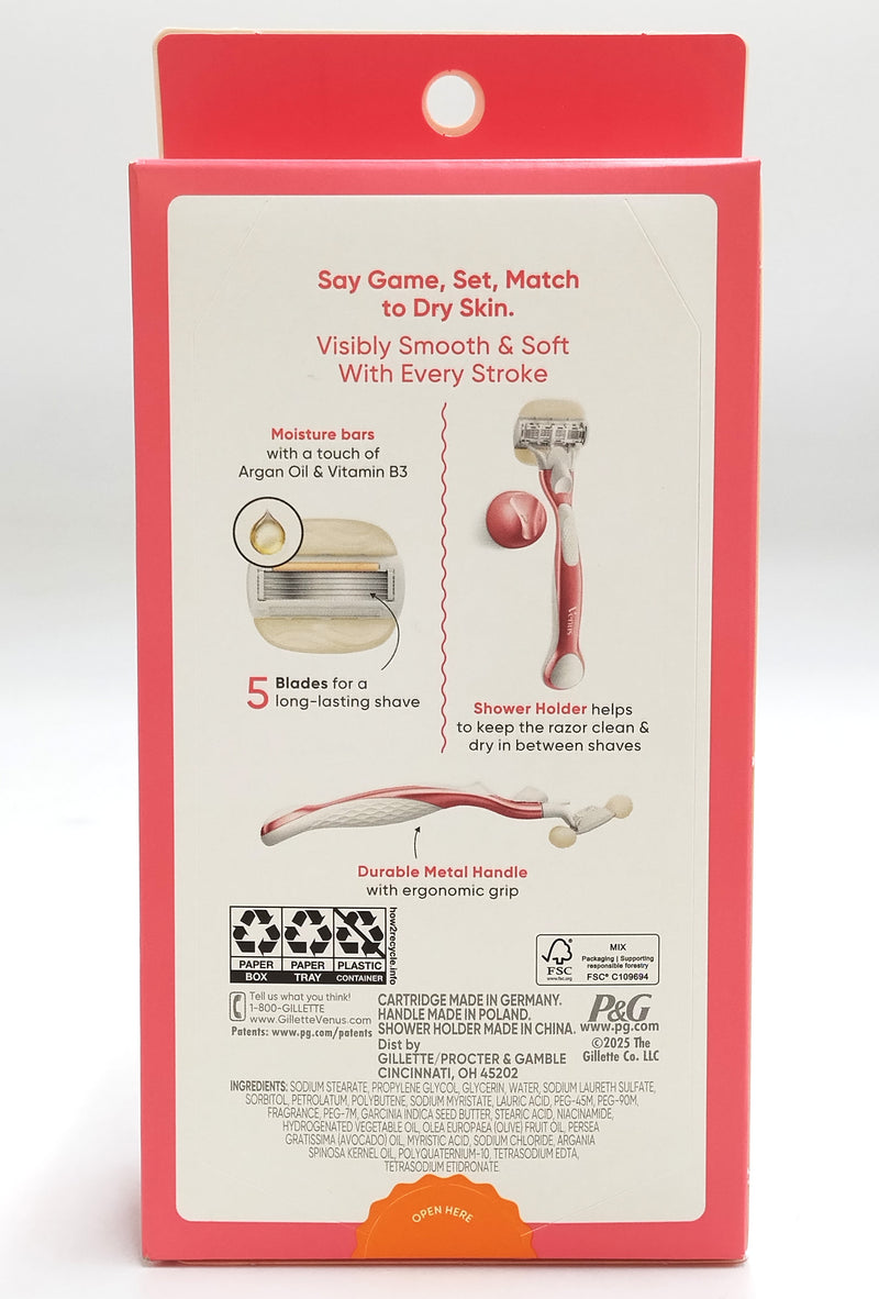 Venus MoistureGlide Women's Razor Limited (Rose Gold Tennis Edition)