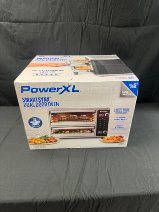 PowerXL SmartSynx 1700W Dual Door Toaster Oven and Air Fryer SEE DETAILS (LOCAL PICKUP ONLY)