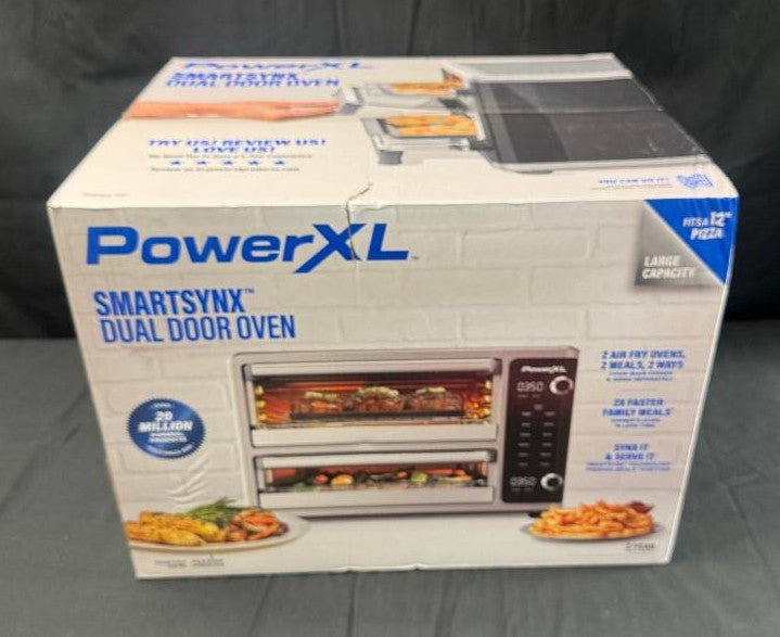 PowerXL SmartSynx 1700W Dual Door Toaster Oven and Air Fryer SEE DETAILS (LOCAL PICKUP ONLY)