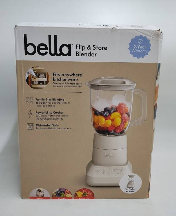 bella Flip and Store Blender Oatmilk: 10-Speed Countertop Blender SEE DETAILS