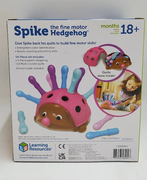 Learning Resources Spike The Fine Motor Hedgehog Pink