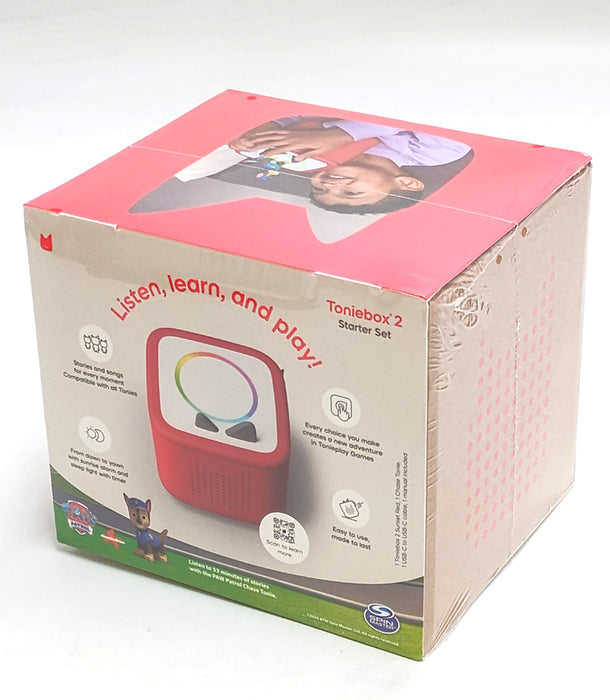 tonies PAW Patrol: Chase Toniebox 2 Starter Set - Sunset Red