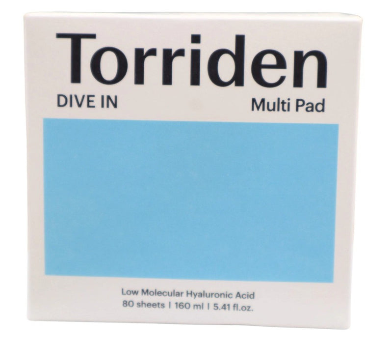 Torriden DIVE IN Low Molecule Hyaluronic Acid Multi Pad Korean Skincare for Gentle Exfoliation and Hydration EXP :09/2027