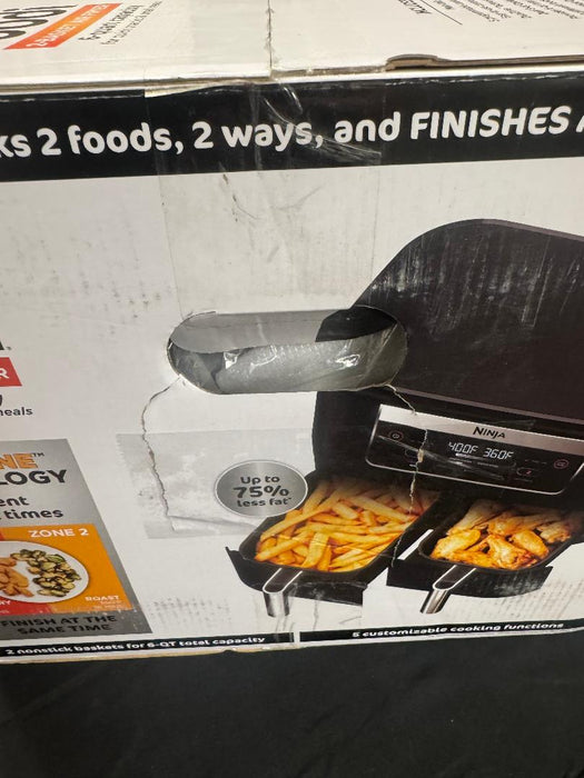 Ninja Foodi 6qt 5-in-1 2-Basket Air Fryer DualZone Technology - DZ090 SEE DETAILS (LOCAL PICKUP ONLY)